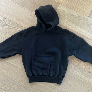 Yeezy x Gap kids large black hoodie.